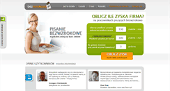 Desktop Screenshot of bezwzrokowo.pl