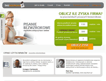 Tablet Screenshot of bezwzrokowo.pl